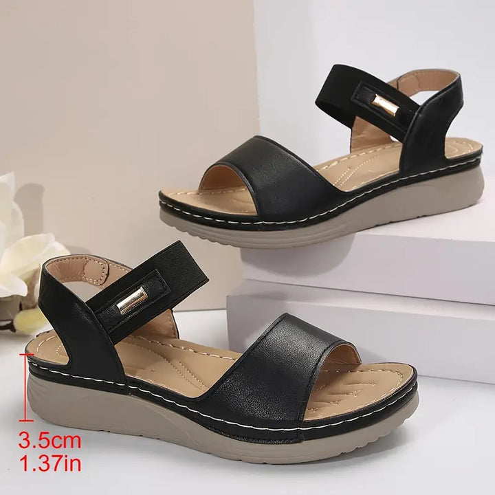 MALANDA WOMEN'S SUMMER WEDGE SANDALS