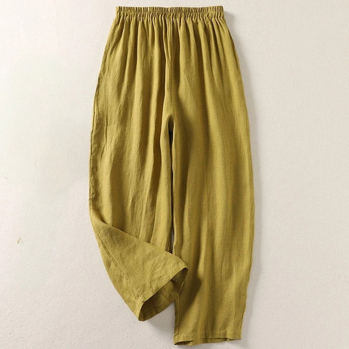 ALISA COMFORTABLE LINEN PANTS