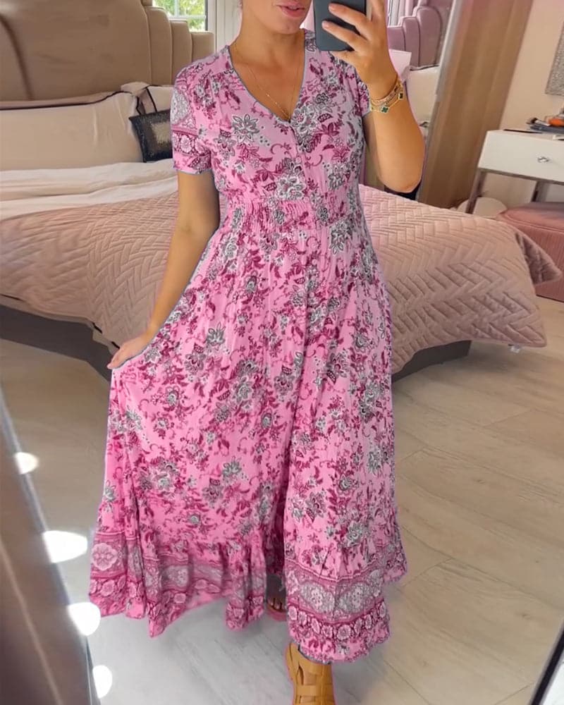 Hailee Floral Maxi Dress