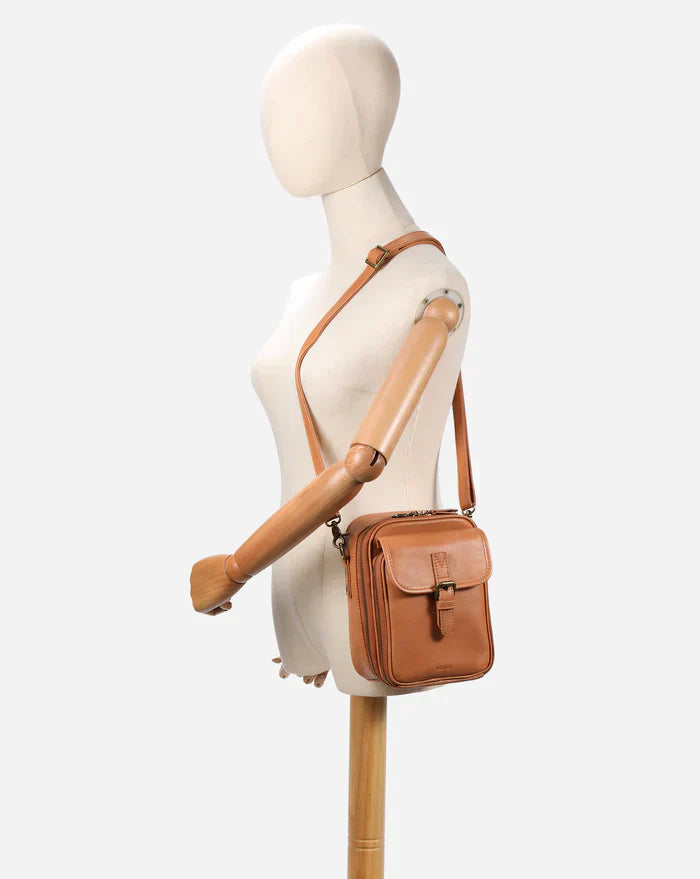 Urvashi crossbody leather bag