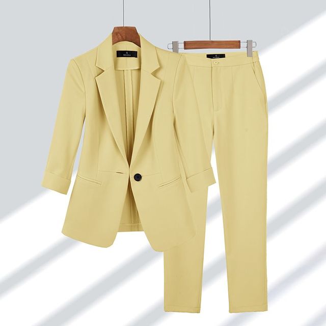 Viktoriya Two-Piece Blazer and Pant Set
