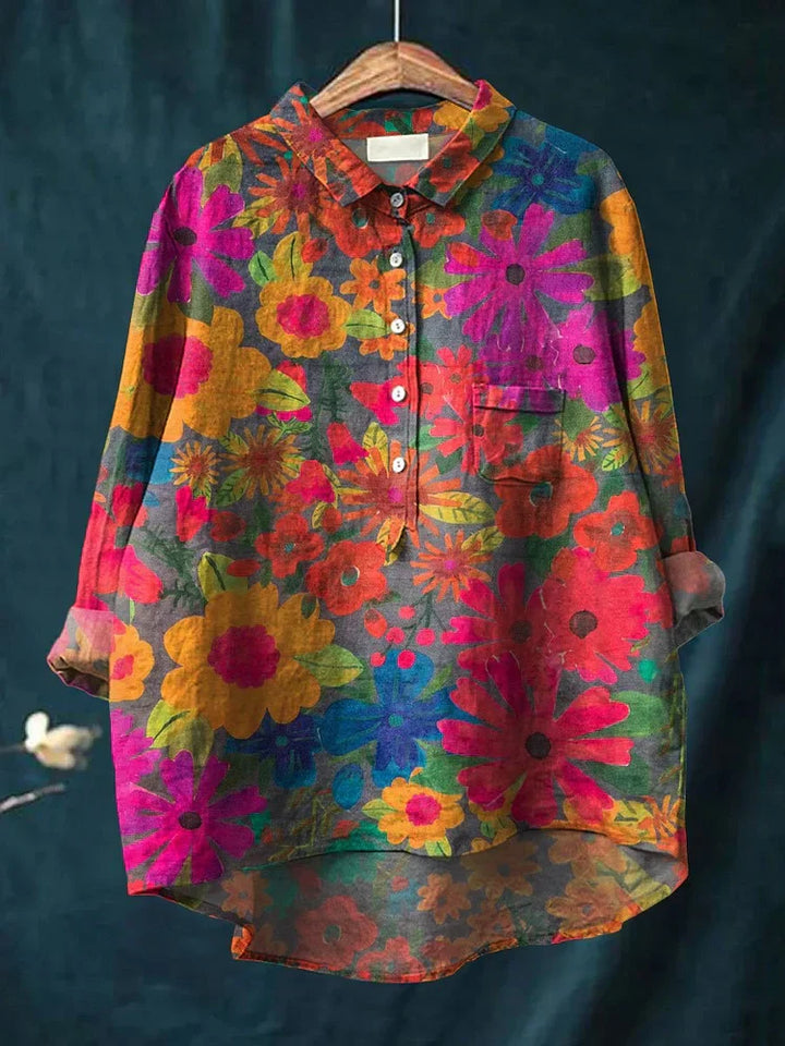Violet Plant Art Shirt