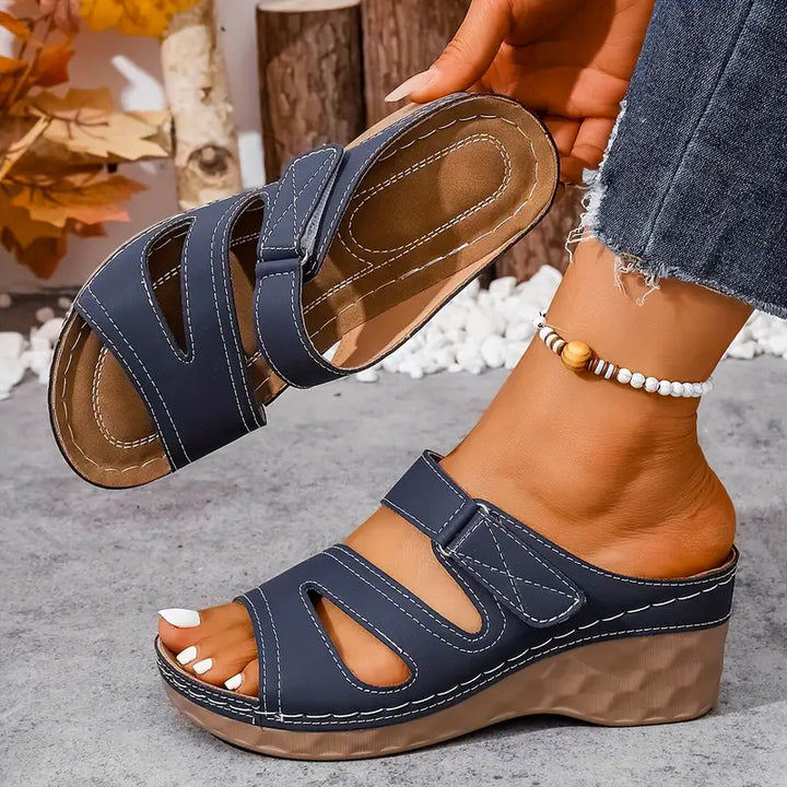 Rowella Stylish Wedge Sandal With Strap