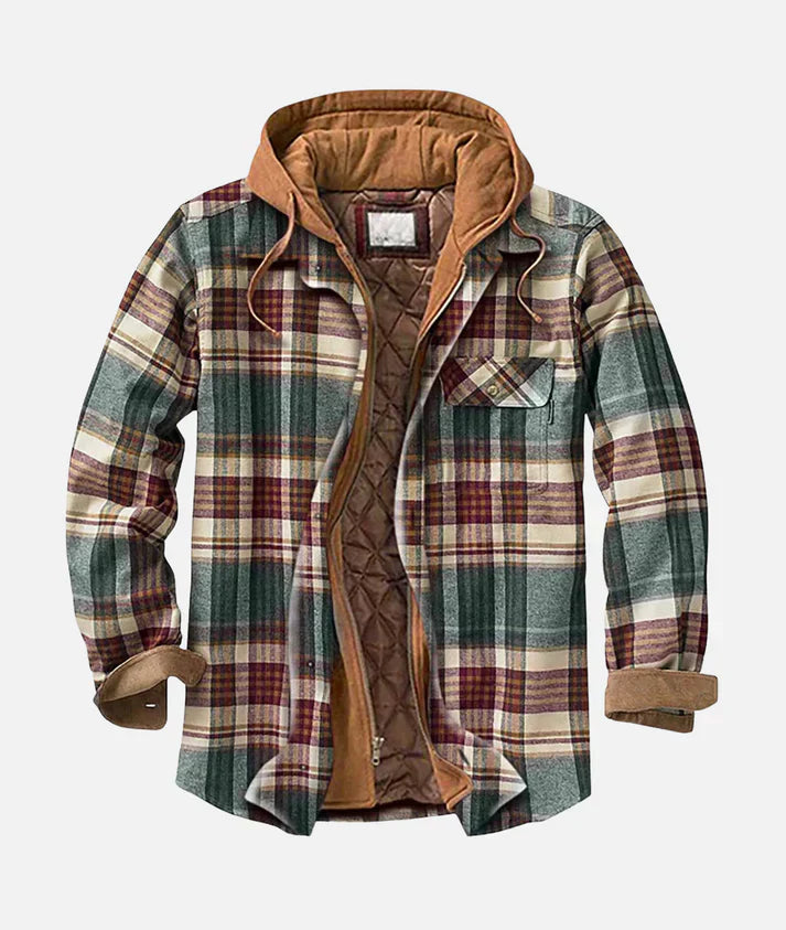 Darwin Stylish Patchwork Plaid Jacket