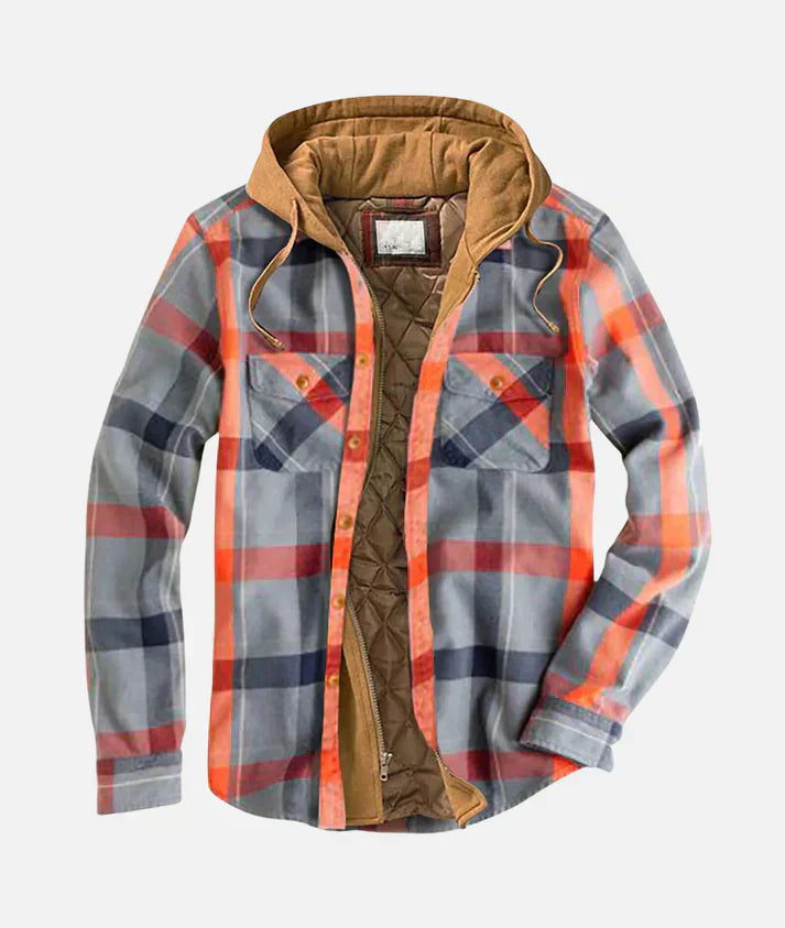 Darwin Stylish Patchwork Plaid Jacket