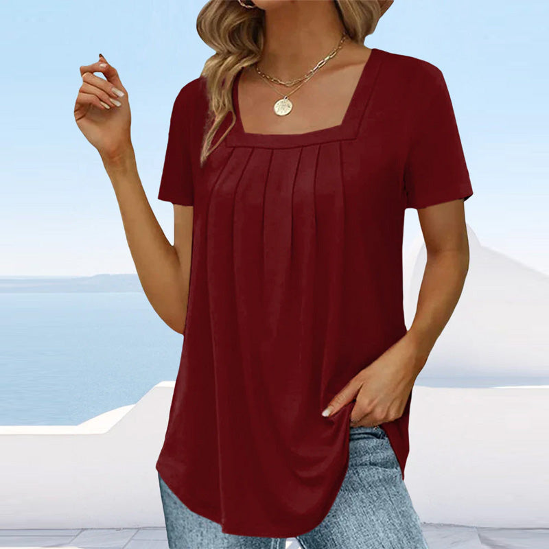 Athena Pleated Blouse