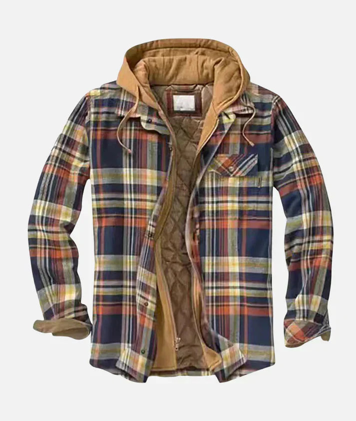 Darwin Stylish Patchwork Plaid Jacket