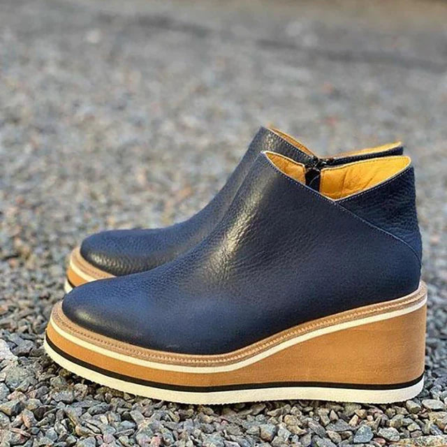 Marielle Casual Wedge Ankle Boots