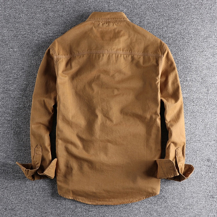 Leo Tailored Cotton Cargo Shirt