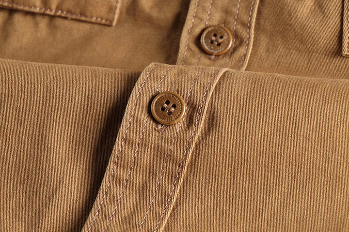 Leo Tailored Cotton Cargo Shirt