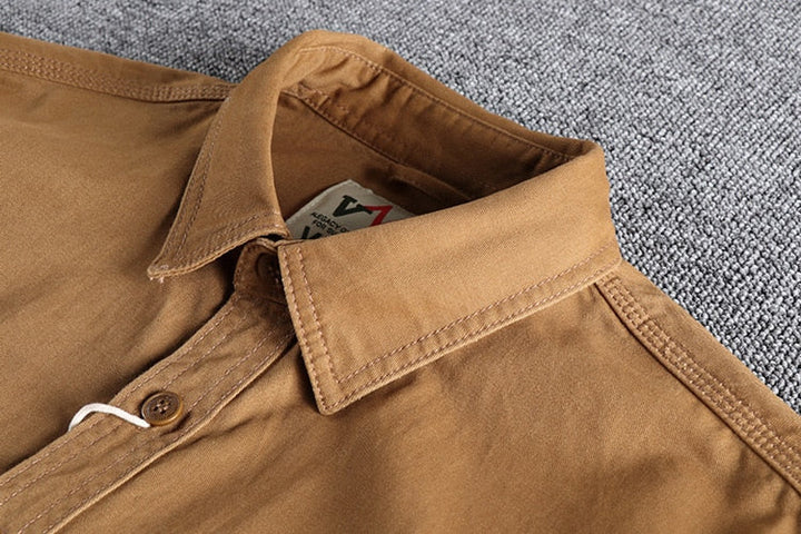 Leo Tailored Cotton Cargo Shirt