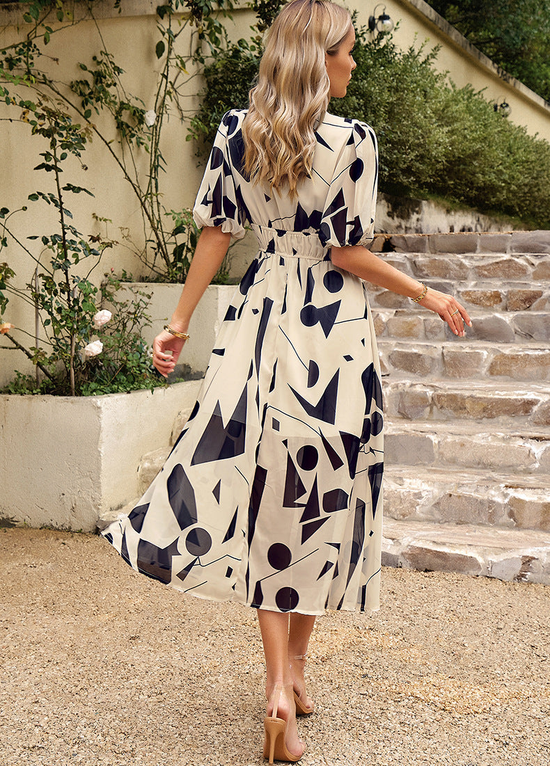 Flore Elegant Floral Dress