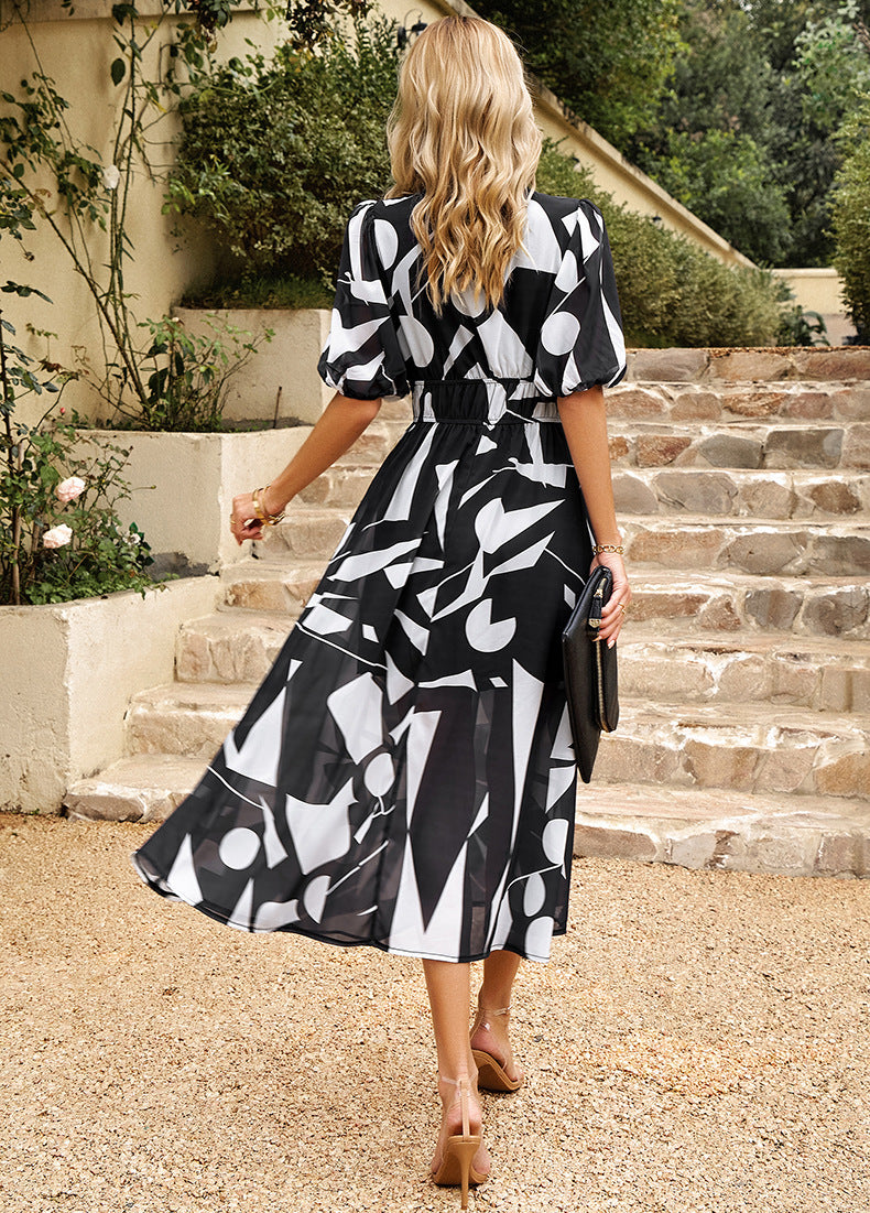 Flore Elegant Floral Dress