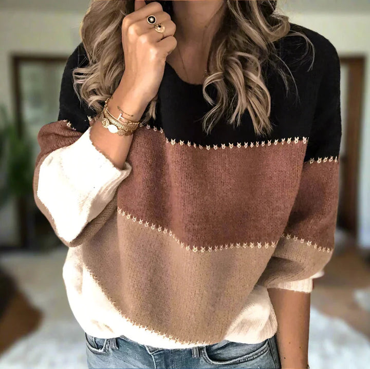Callista Modern Colour-Block Jumper