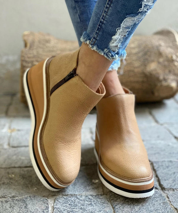 Marielle Casual Wedge Ankle Boots