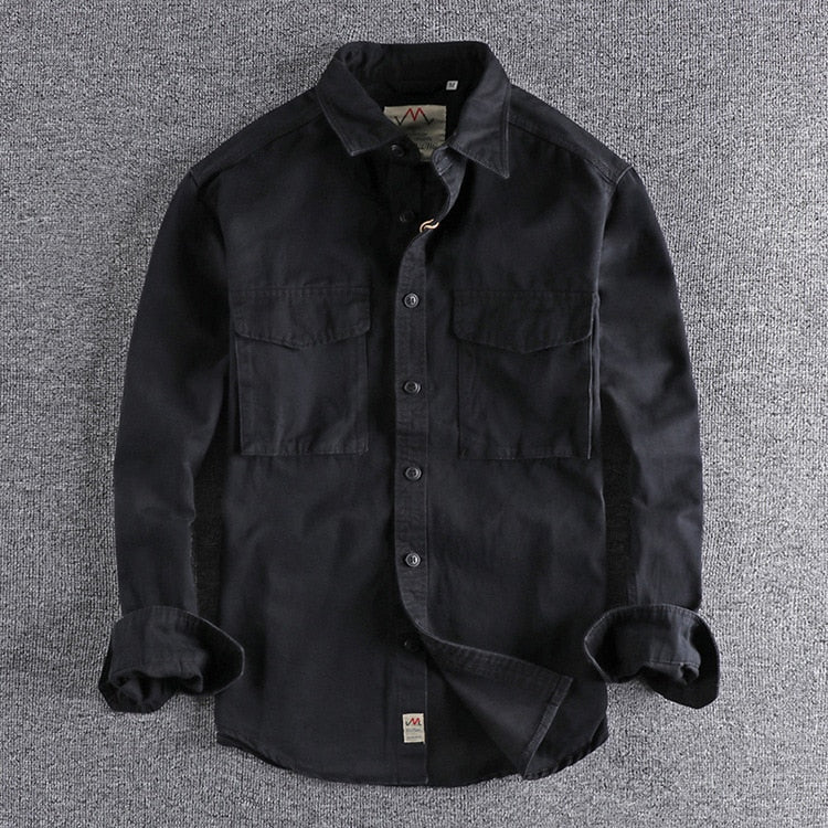 Leo Tailored Cotton Cargo Shirt