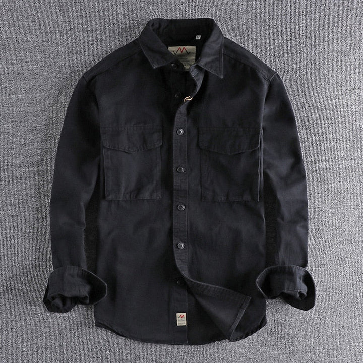 Leo Tailored Cotton Cargo Shirt