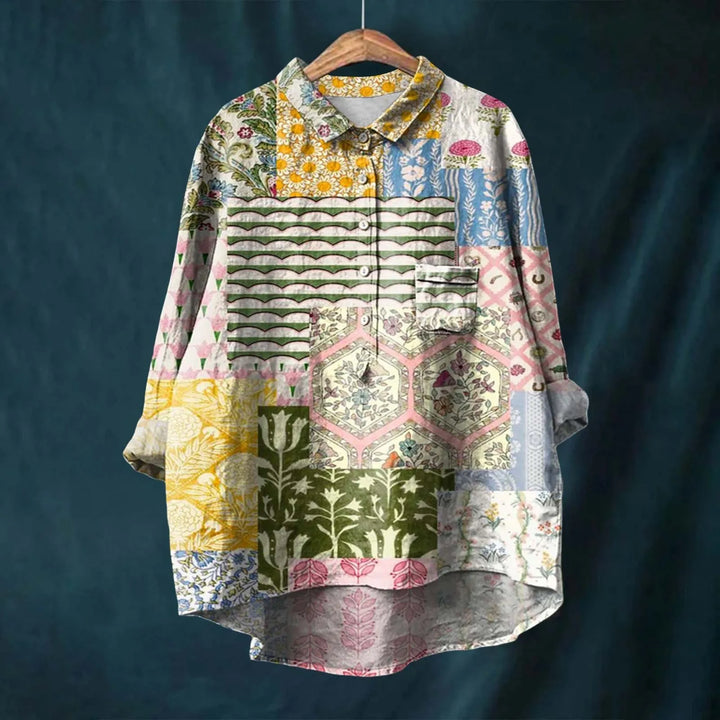 Liesa Elegant Women's Floral Shirt