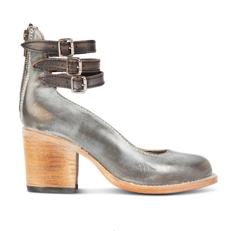 Rina Strapped Block Heel Shoes