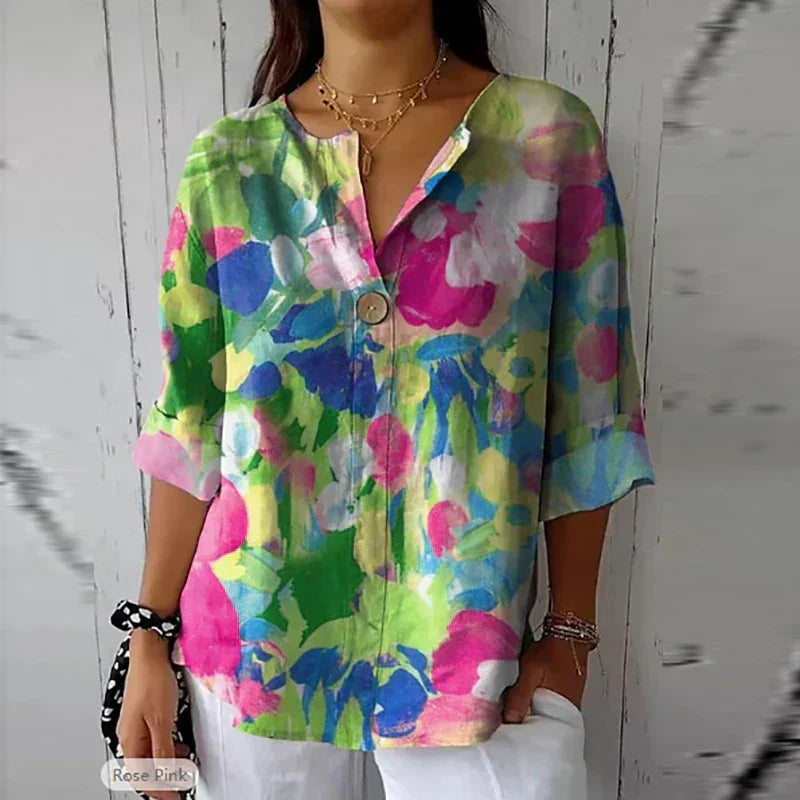 Harley Elegant Floral Blouse