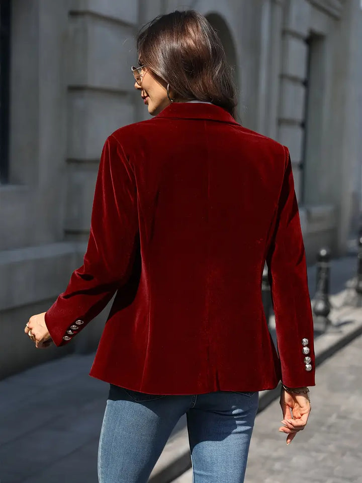 Isabella Elegant velvet blazer