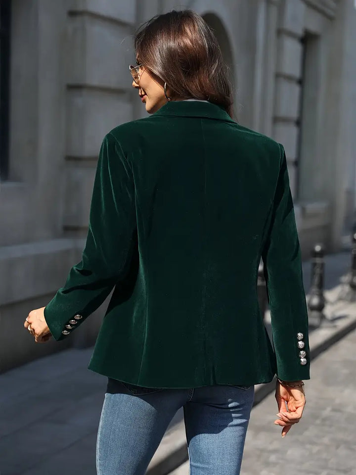 Isabella Elegant velvet blazer