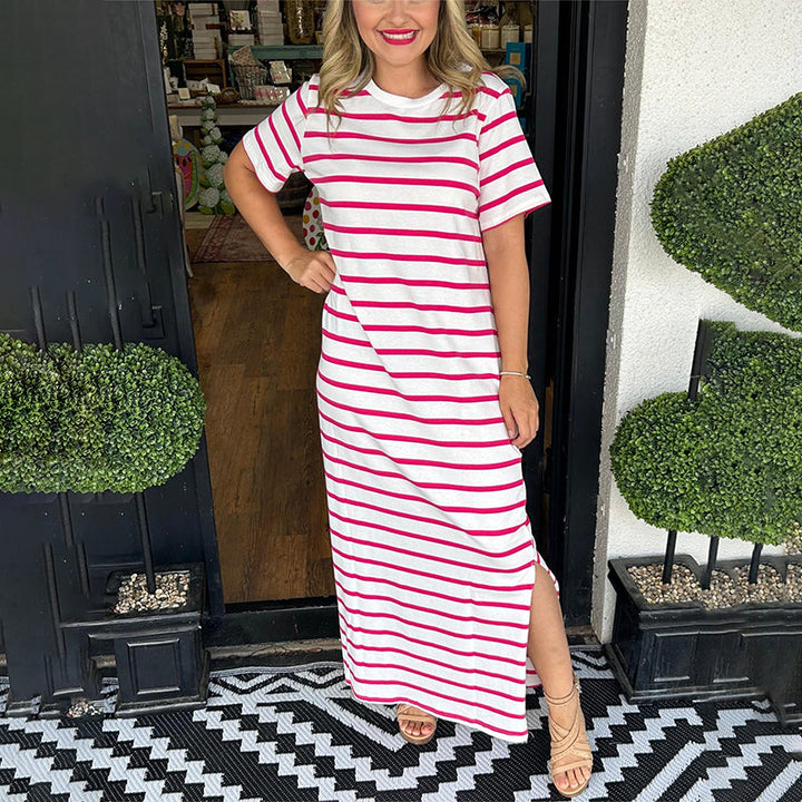 Sara Striped Maxi Dress