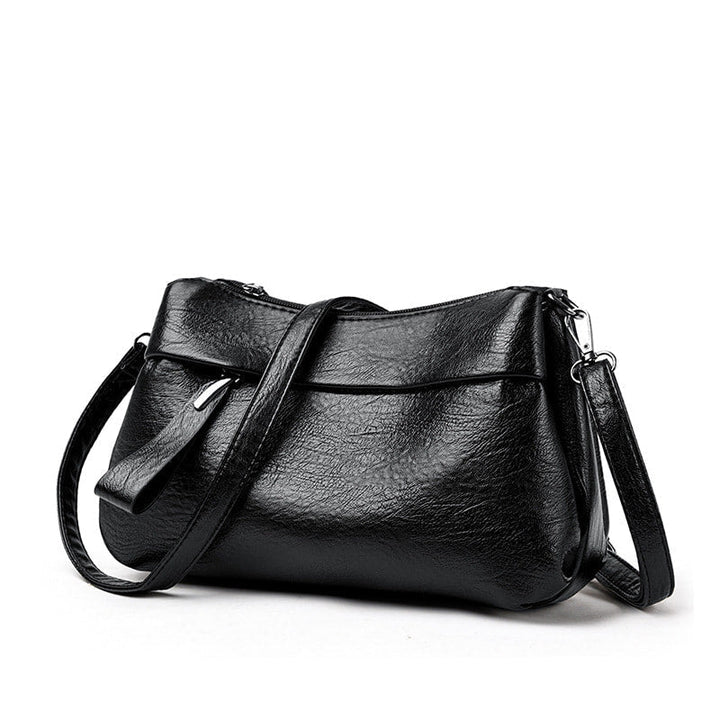 Sanya Classic Leather Crossbody Bag