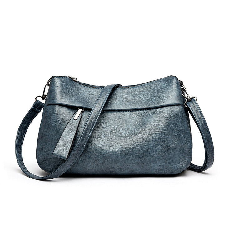 Sanya Classic Leather Crossbody Bag